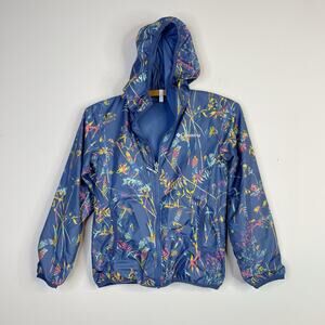 Columbia Hollytree Trail Reversible Lightweight Light Jacket kids Girls S 7 8